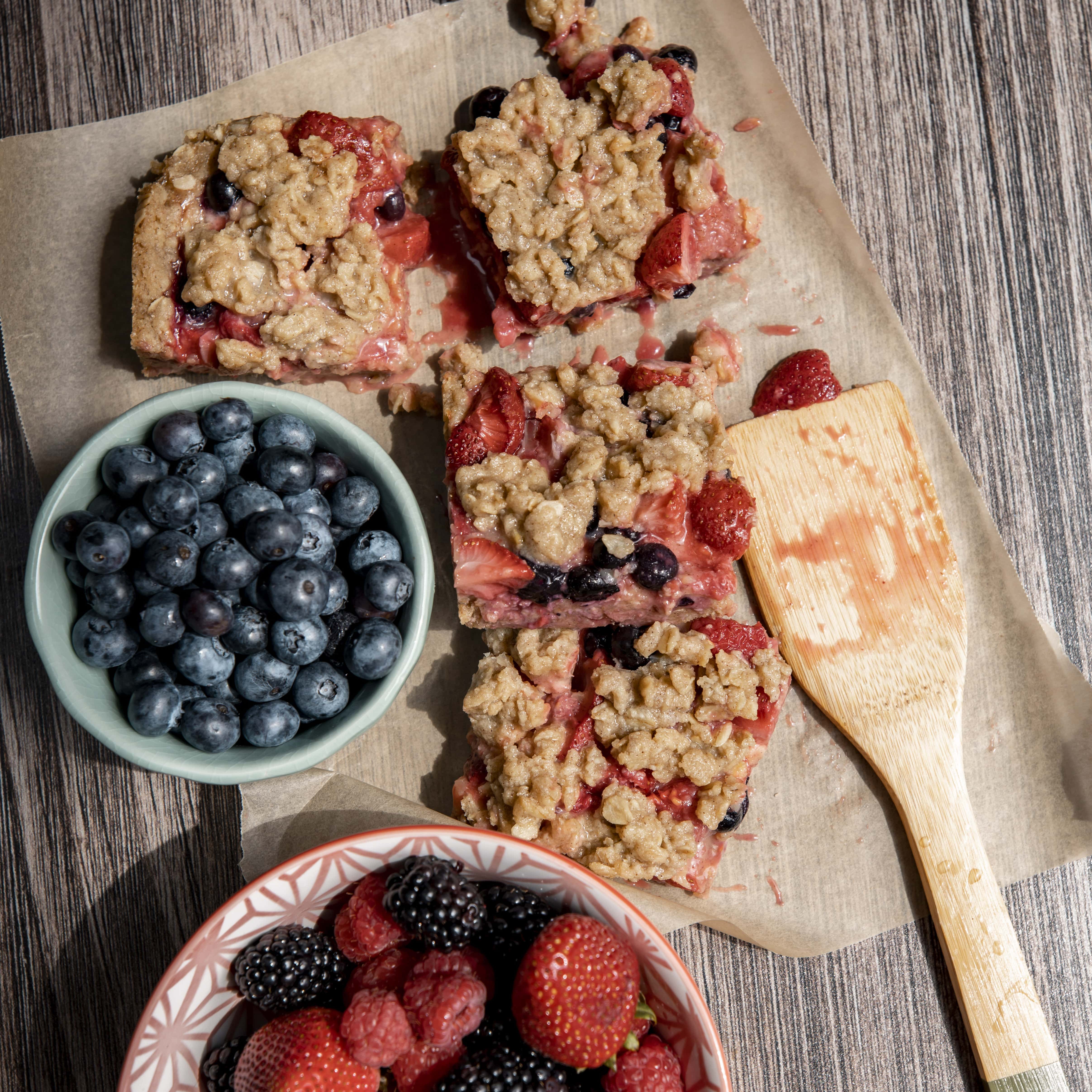 Mixed Berry Oat Bar Flourish Flour